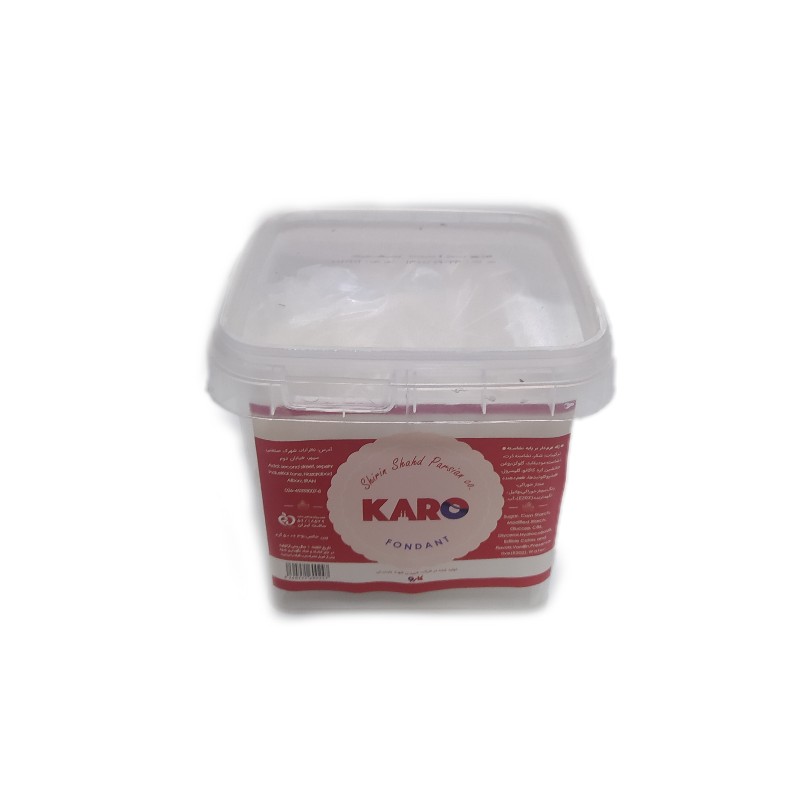 خمیر فوندانت سفید کارو