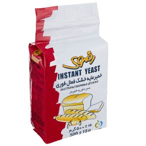 خمیرمایه خشک فوری 500 گرمی رضوی