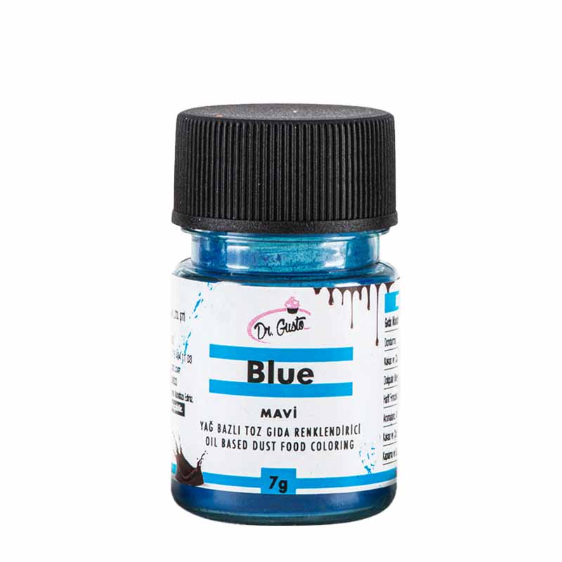 رنگ پودری آبی دکتر گوستو