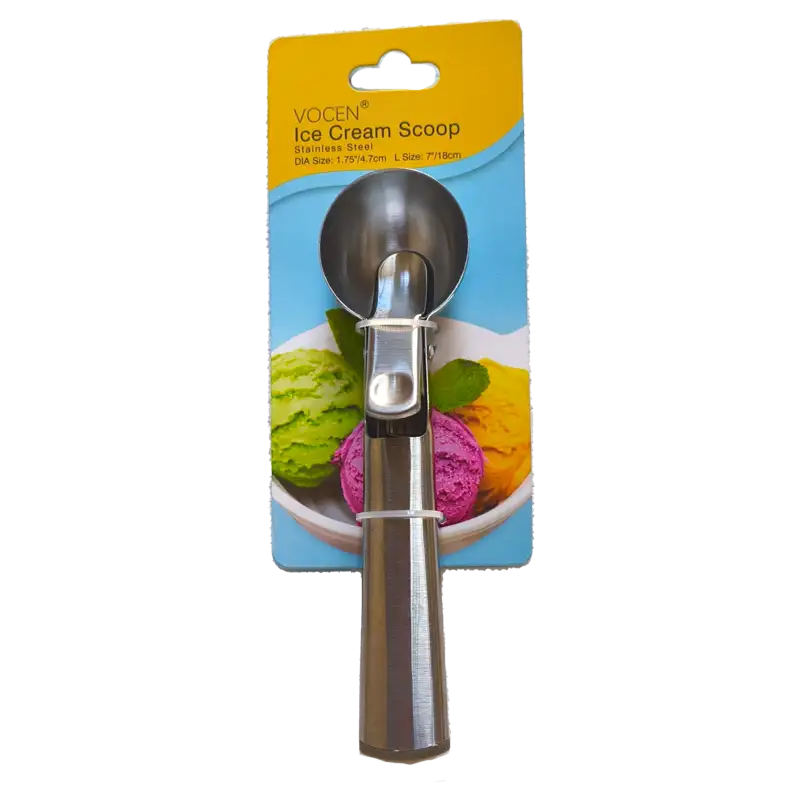 اسکوپ بستنی دکمه ای