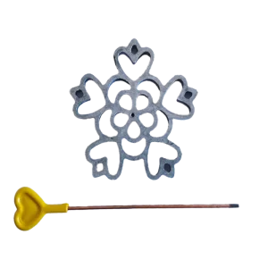 قالب شیرینی پنجره ای قلبی بزرگ